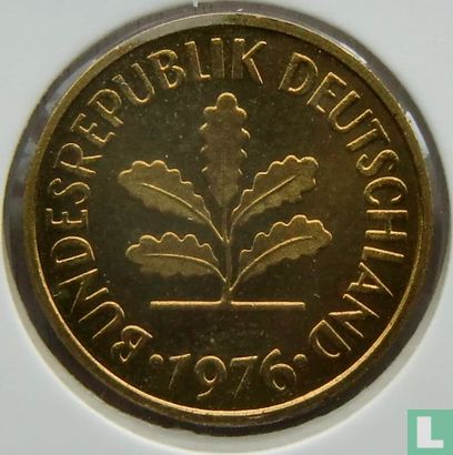 Germany 5 pfennig 1976 (J) - Image 1