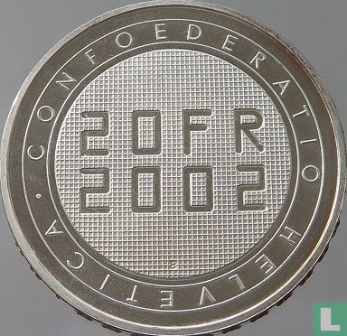 Zwitserland 20 francs 2002 "Expo 2002" - Afbeelding 1