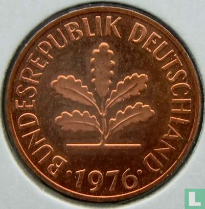 Allemagne 2 pfennig 1976 (J) - Image 1