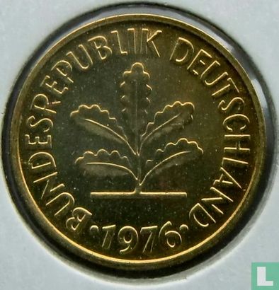 Duitsland 5 pfennig 1976 (D) - Afbeelding 1