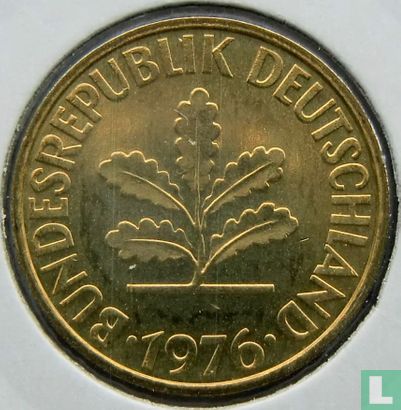 Duitsland 10 pfennig 1976 (D) - Afbeelding 1