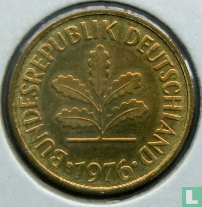 Duitsland 5 pfennig 1976 (G) - Afbeelding 1