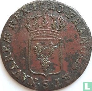 Frankreich ½ Sol 1720 (S) - Bild 1