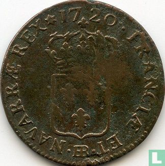 Frankreich ½ Sol 1720 (BB) - Bild 1