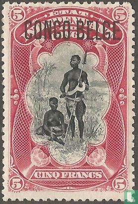 Bangala-opperhoofd Morangi en vrouw