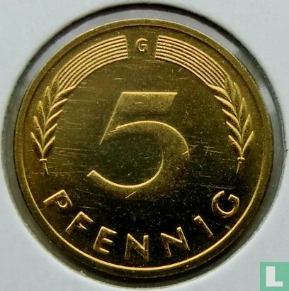 Germany 5 pfennig 1994 (G) - Image 2