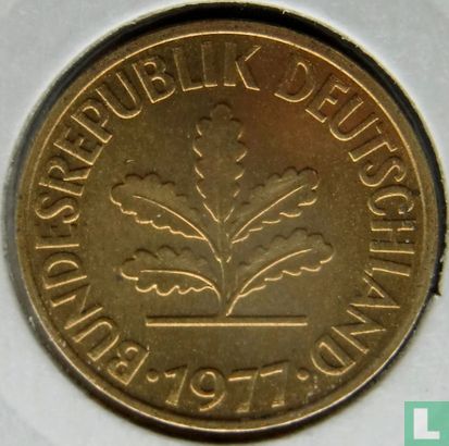 Deutschland 10 Pfennig 1977 (F) - Bild 1
