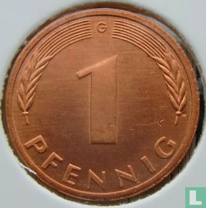 Duitsland 1 pfennig 1993 (G) - Afbeelding 2