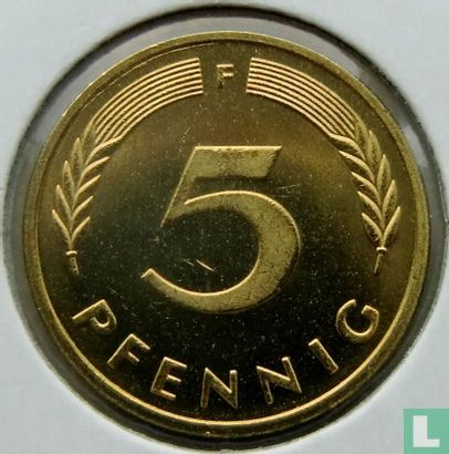 Duitsland 5 pfennig 1994 (F) - Afbeelding 2