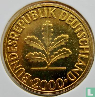 Allemagne 10 pfennig 2000 (D) - Image 1