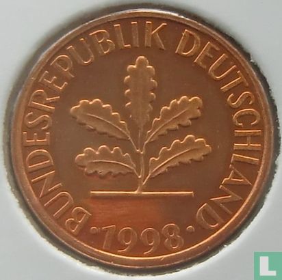 Deutschland 1 Pfennig 1998 (A) - Bild 1