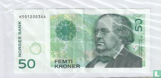Noorwegen 50 Kroner 2015 - Afbeelding 1