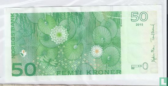 Noorwegen 50 Kroner 2015 - Afbeelding 2