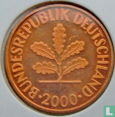 Allemagne 2 pfennig 2000 (A) - Image 1