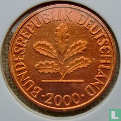 Deutschland 1 Pfennig 2000 (G) - Bild 1