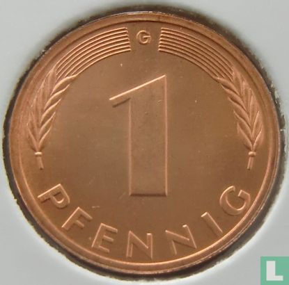 Duitsland 1 pfennig 1998 (G) - Afbeelding 2