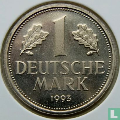Duitsland 1 mark 1993 (A) - Afbeelding 1
