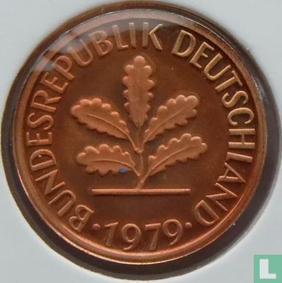 Duitsland 1 pfennig 1979 (D) - Afbeelding 1