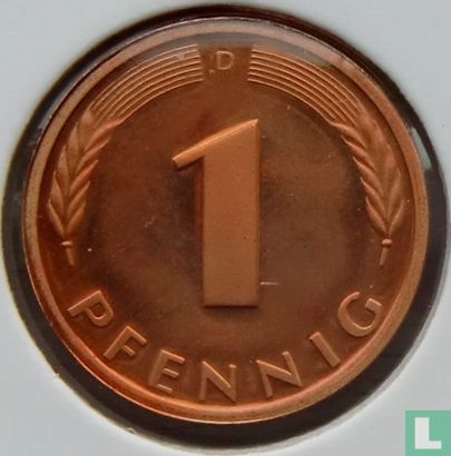 Duitsland 1 pfennig 1979 (D) - Afbeelding 2