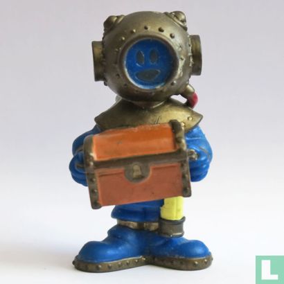 Flunchy as a diver with treasure chest - Image 1