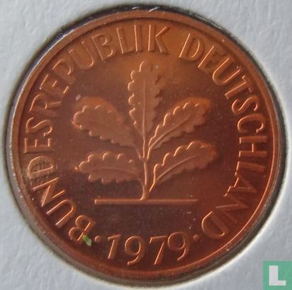 Duitsland 2 pfennig 1979 (G) - Afbeelding 1