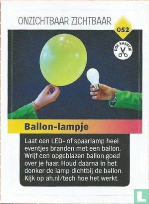Ballon-lampje  - Afbeelding 1