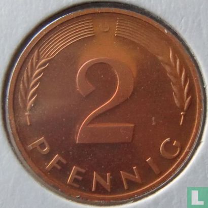 Duitsland 2 pfennig 1980 (G) - Afbeelding 2
