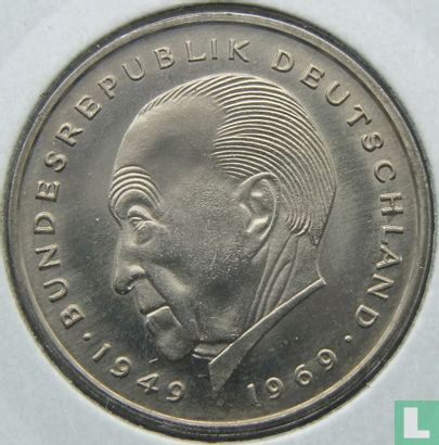 Germany 2 mark 1975 (G - Konrad Adenauer) - Image 2