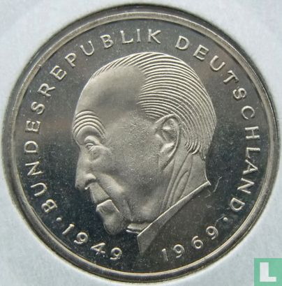 Germany 2 mark 1975 (J - Konrad Adenauer) - Image 2