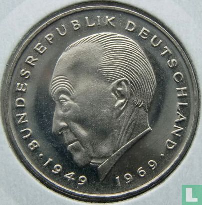Duitsland 2 mark 1975 (F - Konrad Adenauer) - Afbeelding 2