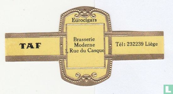 Eurocigars Brasserie Moderne Rue du Casque - Tél: 232239 Liège - Image 1