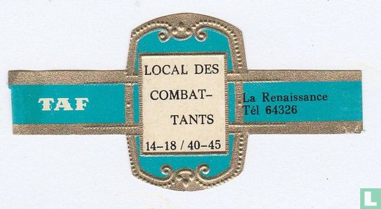 Local des Combattans 14-18 / 40-45 - La Renaissance Tél 64326 - Image 1