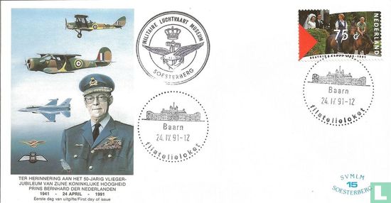 Prins Bernhard 50 jaar vlieger - Afbeelding 1