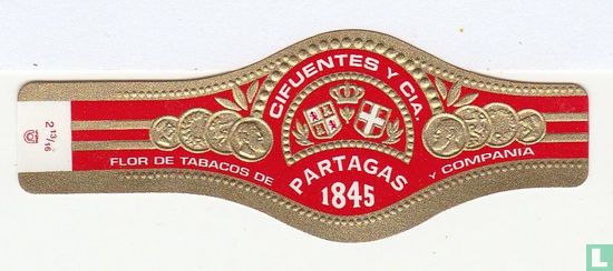 Cifuentes y Cia. Partagas 1845 - Flor de Tabacos de - Compañia - Afbeelding 1