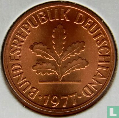 Germany 2 pfennig 1977 (F) - Image 1