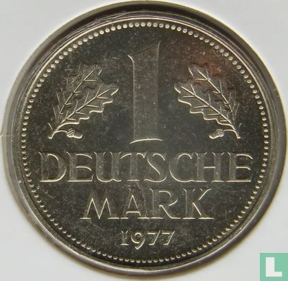 Germany 1 mark 1977 (D) - Image 1