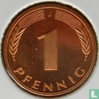 Duitsland 1 pfennig 1977 (J) - Afbeelding 2