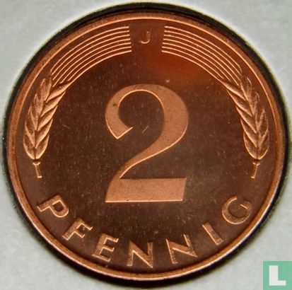Duitsland 2 pfennig 1977 (J) - Afbeelding 2