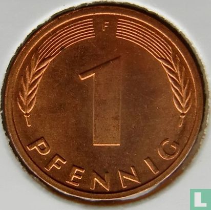 Duitsland 1 pfennig 1977 (F) - Afbeelding 2