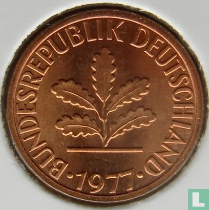 Germany 1 pfennig 1977 (G) - Image 1