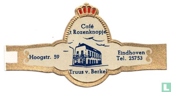 Café 't Rozenknopje Truus v. Berkel Hoogstr. 59 Eindhoven Tel. 25753 - Image 1
