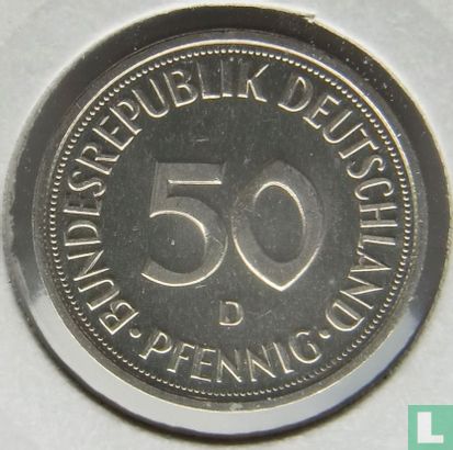 Allemagne 50 pfennig 1977 (D) - Image 2