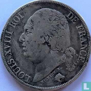 France 2 francs 1824 (B) - Image 2