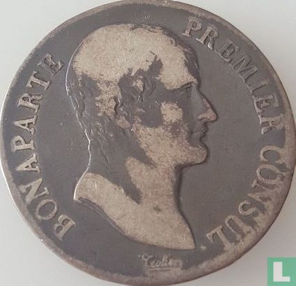 Frankrijk 5 francs AN XI (A - BONAPARTE PREMIER CONSUL) - Afbeelding 2