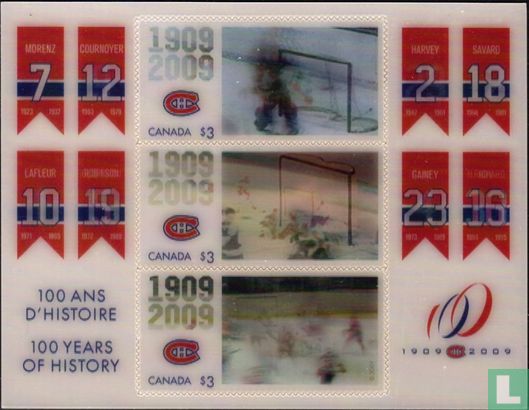 100 jaar ijshockeyvereniging Montréal Canadiens - Afbeelding 1
