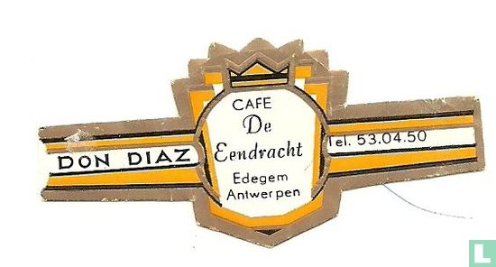 café De Eendracht Edegem Antwerp tel 53.04.50 - Image 1