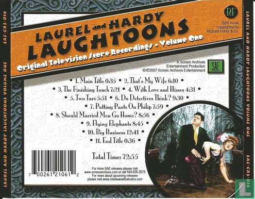 Laurel and Hardy Laughtoons (Original Television Score Recordings - Volume One) - Afbeelding 2