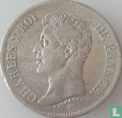 France 5 francs 1826 (I) - Image 2