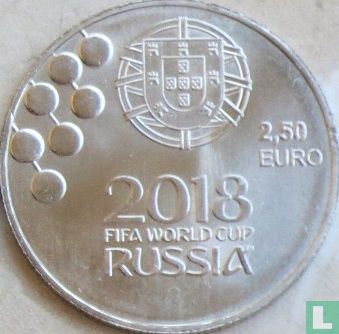 Portugal 2½ euro 2018 "Football World Cup in Russia" - Afbeelding 1