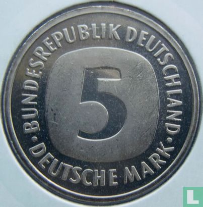 Germany 5 mark 1994 (F) - Image 2